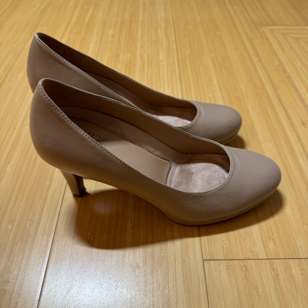 NATURALIZER MICHELLE PUMP Tender Taupe LEATHER